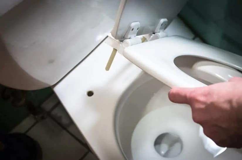 How Do You Tighten A Toilet Seat With No Access Underside?